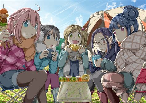 camper anime|chiaki yuru camp.